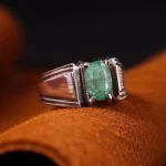 انگشتر زمرد مردانه کد 4761