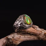 انگشتر اوپال مردانه کد 4768