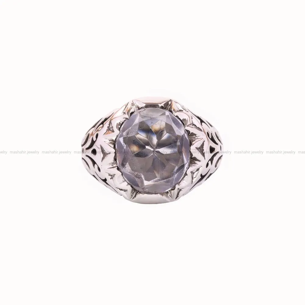 انگشتر دُر نجف مردانه کد 4850