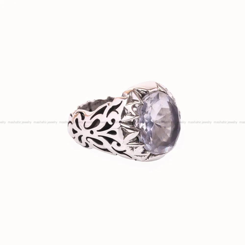 انگشتر دُر نجف مردانه کد 4850