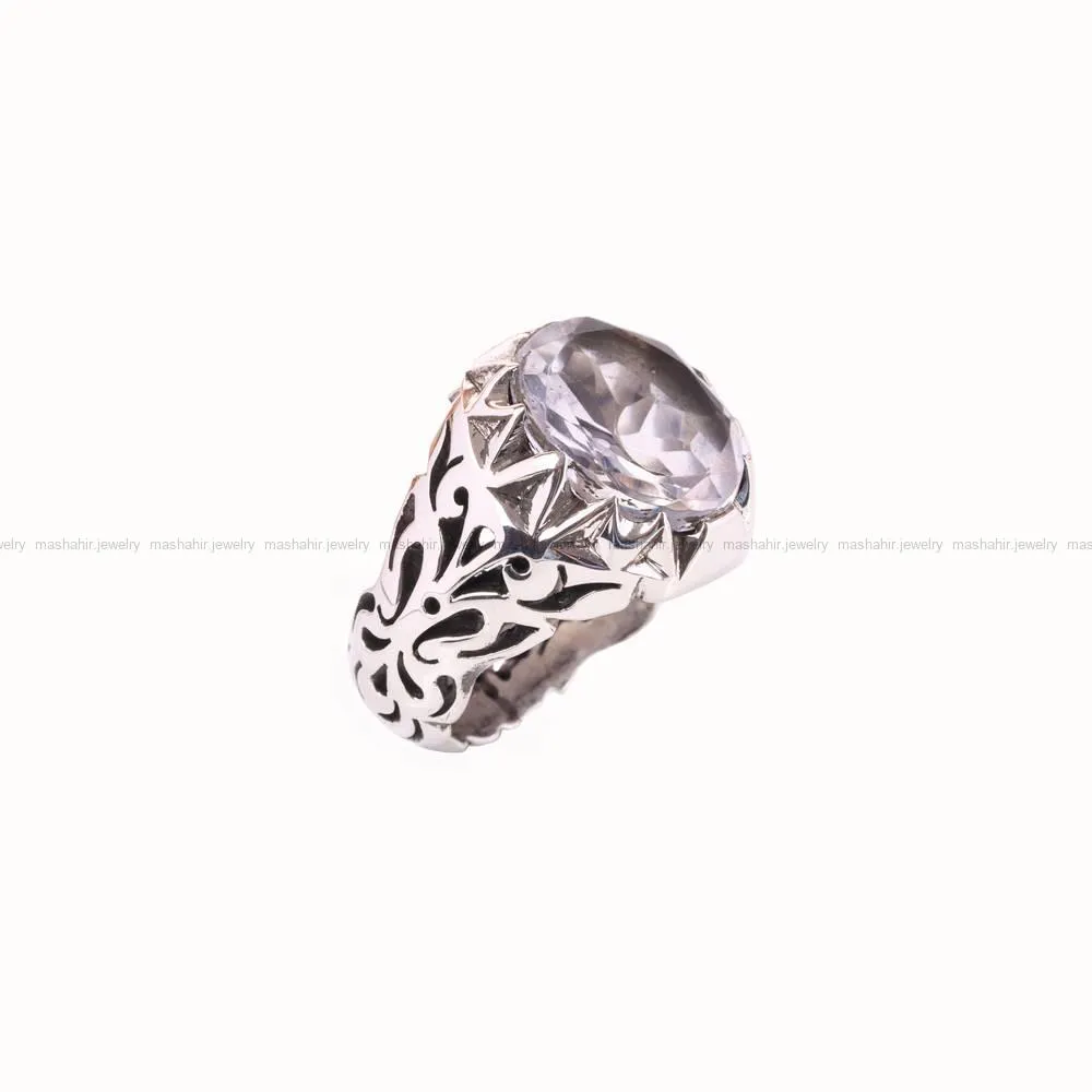 انگشتر دُر نجف مردانه کد 4850