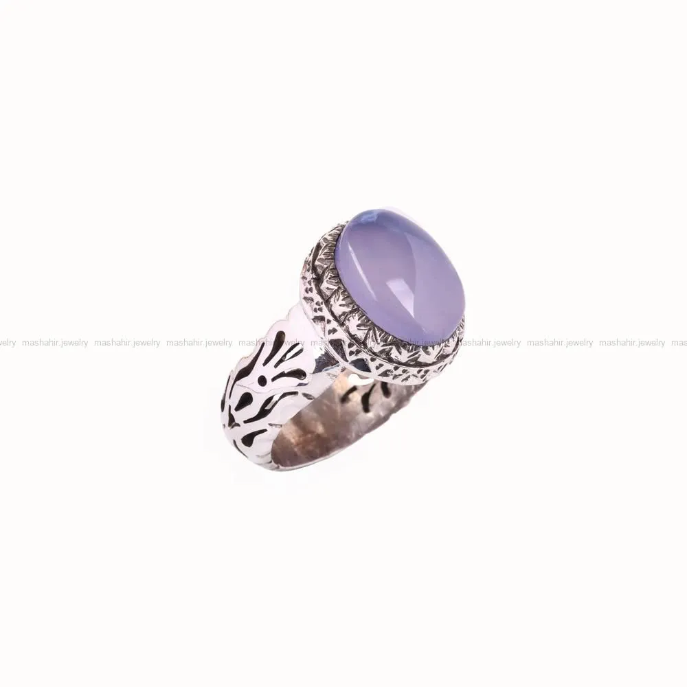 انگشتر عقیق سوسنی مردانه کد 4852