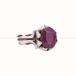 انگشتر یاقوت سرخ مردانه کد 4858