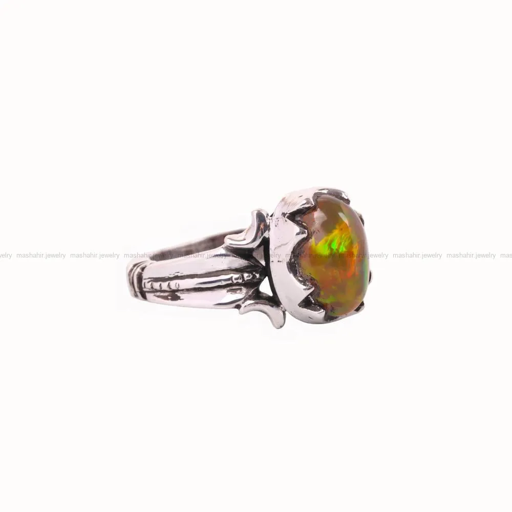 انگشتر اوپال مردانه کد 4866