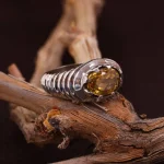 انگشتر زبرجد مردانه کد 4864