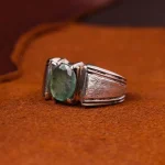 انگشتر زمرد مردانه کد 4876