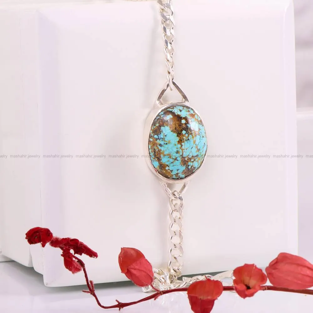 دستبند فیروزه زنانه کد 4713