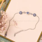 دستبند نقره زنانه کد 4728