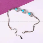 دستبند فیروزه زنانه کد 4799