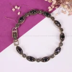 دستبند یاقوت کبود زنانه کد 4805