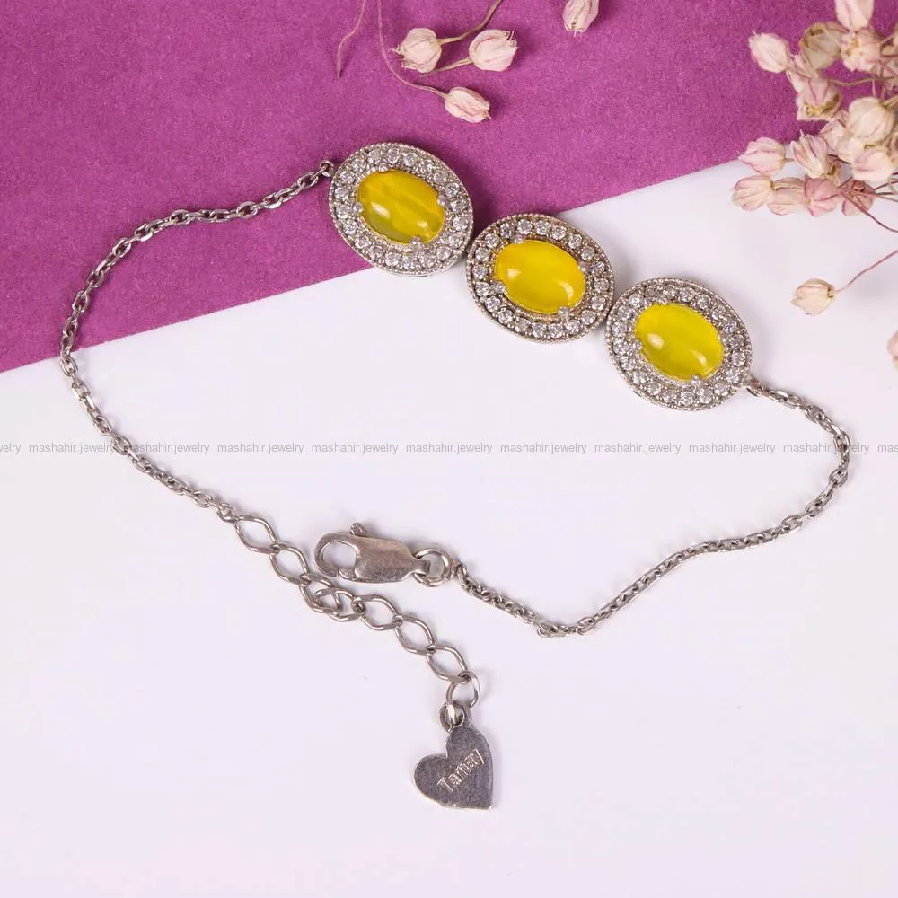 دستبند شرف الشمس زنانه کد 4806