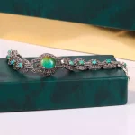 دستبند فیروزه زنانه کد 4818