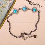 دستبند فیروزه زنانه کد 4840