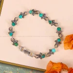 دستبند فیروزه زنانه کد 4898