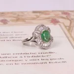 انگشتر زمرد زنانه کد 4908