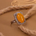 انگشتر شرف الشمس زنانه کد 4917