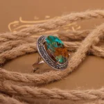 انگشتر فیروزه شجری زنانه کد 4918