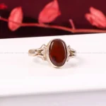 انگشتر عقیق زنانه کد 4932