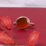 انگشتر عقیق زنانه کد 4947