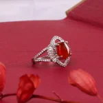 انگشتر عقیق زنانه کد 4949