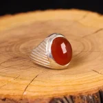 انگشتر عقیق یمن مردانه کد 5113