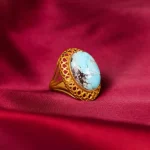 انگشتر فیروزه شجری زنانه کد 5066