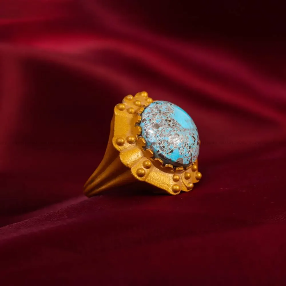انگشتر فیروزه شجری زنانه کد 5073
