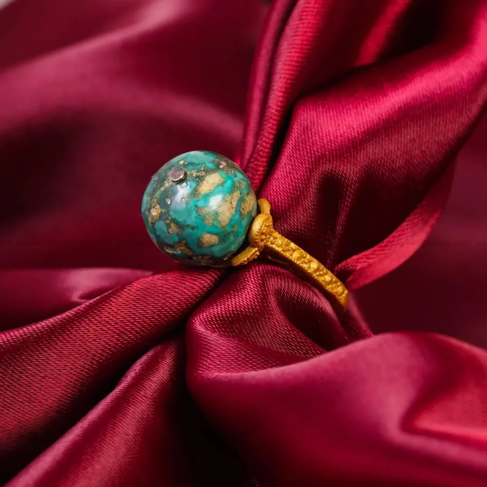 انگشتر فیروزه شجری زنانه کد 5075