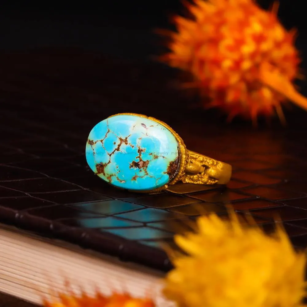 انگشتر فیروزه شجری زنانه کد 5079