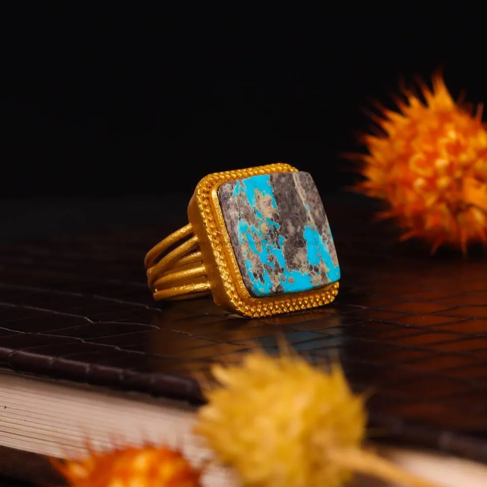 انگشتر فیروزه شجری زنانه کد 5080