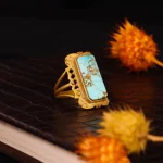 انگشتر فیروزه شجری زنانه کد 5081