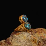 انگشتر فیروزه شجری زنانه کد 5085