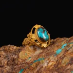 انگشتر فیروزه شجری زنانه کد 5086