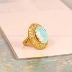 انگشتر فیروزه شجری زنانه کد 5096