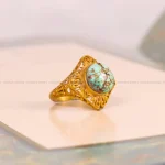 انگشتر فیروزه شجری زنانه کد 5097