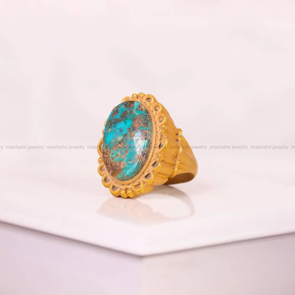 انگشتر فیروزه شجری زنانه کد 5102