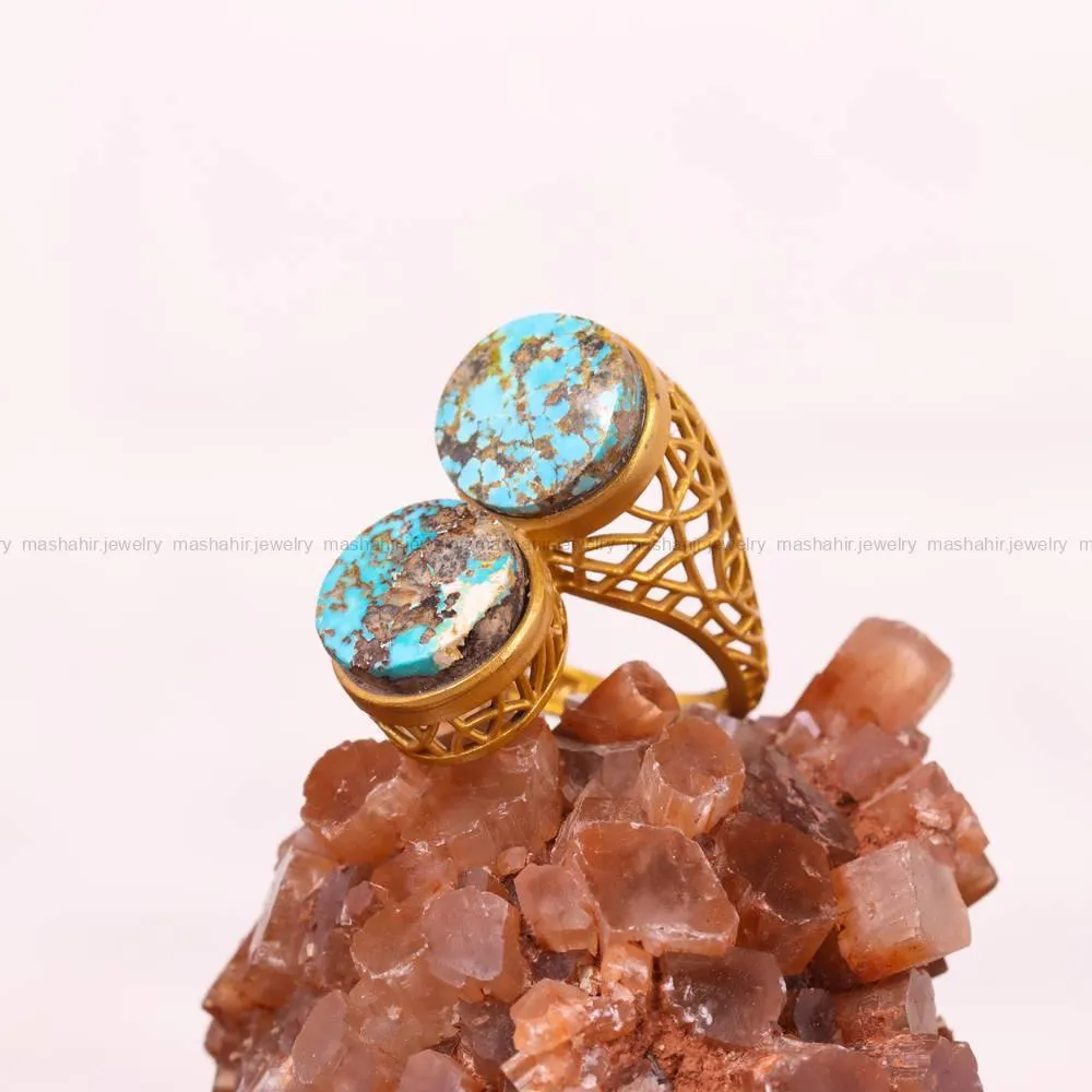 انگشتر فیروزه شجری زنانه کد 5105