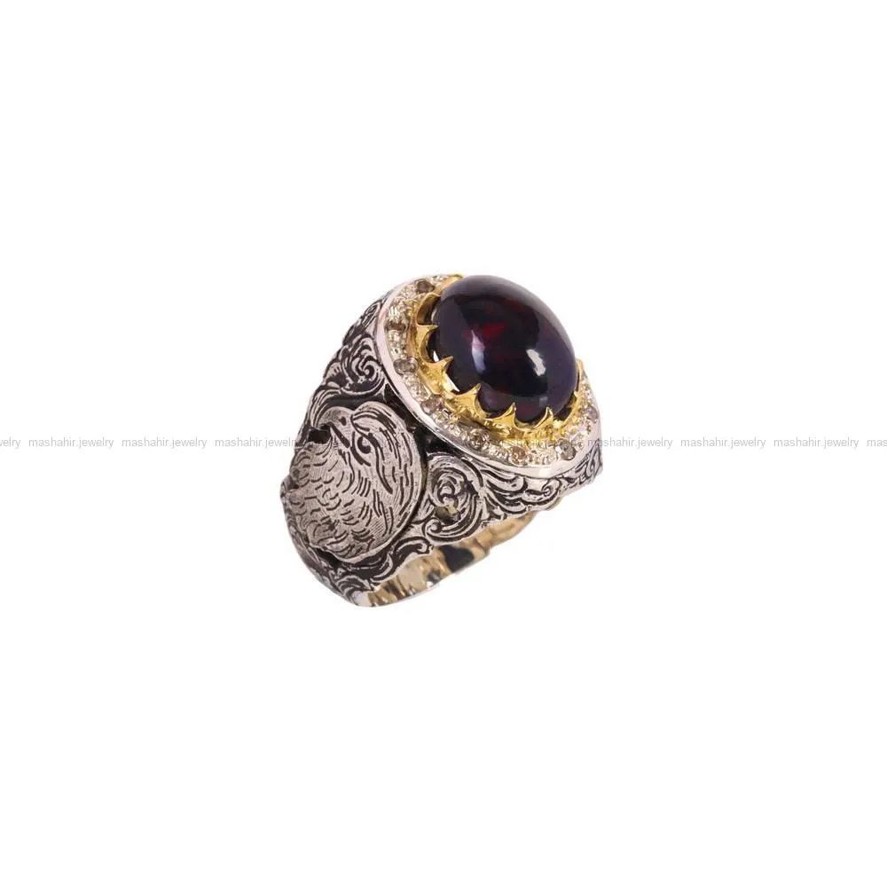 انگشتر اوپال مردانه کد 5047