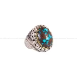 انگشتر فیروزه شجری مردانه کد 5056