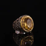 انگشتر کوارتز مردانه کد 5013