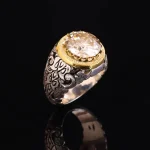 انگشتر موزانایت مردانه کد 5020