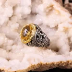 انگشتر کوارتز مردانه کد 5032