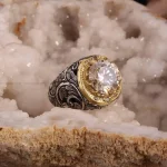 انگشتر موزانایت مردانه کد 5037