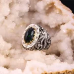 انگشتر اوپال مردانه کد 5044