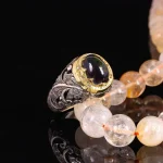 انگشتر اوپال مردانه کد 5046