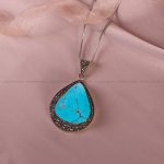 گردنبند فیروزه زنانه کد 5184