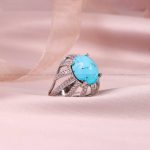 انگشتر فیروزه شجری زنانه کد 5193