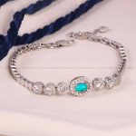 دستبند فیروزه زنانه کد 5199