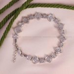 دستبند نقره زنانه کد 5200