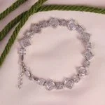 دستبند نقره زنانه کد 5200